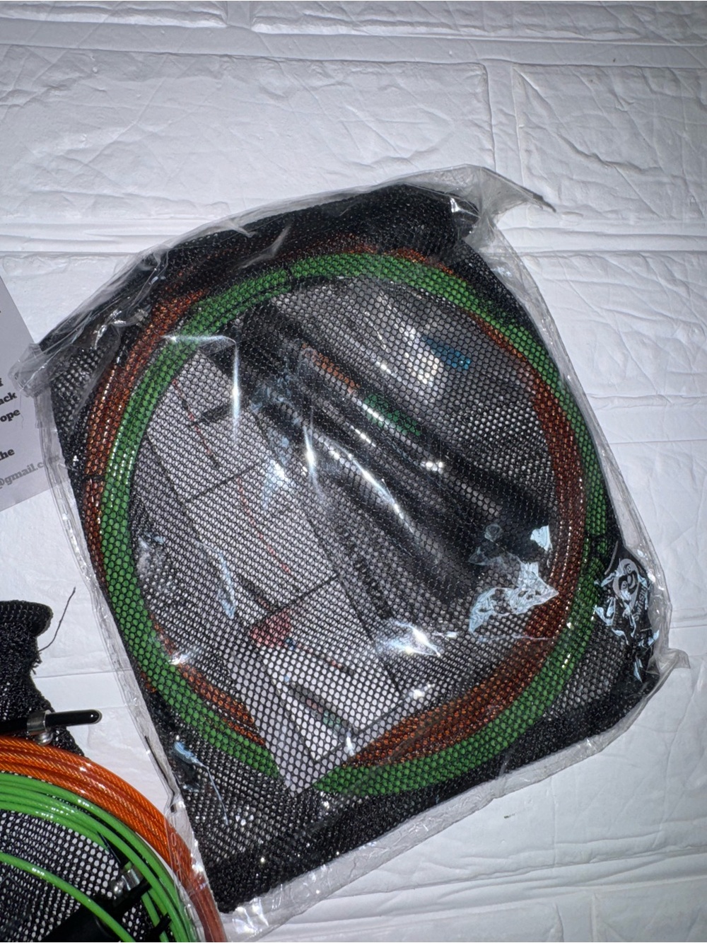 2 Swftslth Cable Speed Rope - Adjustable Tangle Free Jump Rope Adjustable Green - Picture 5 of 10